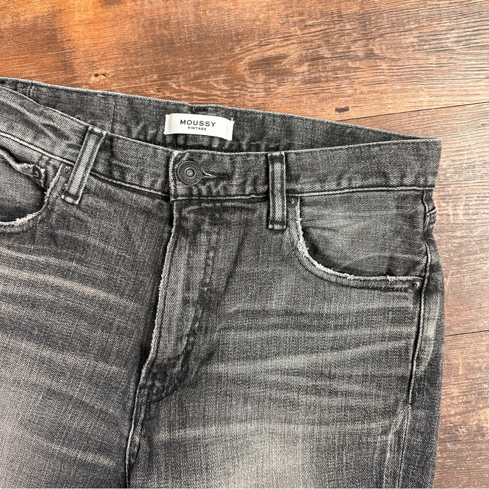 Moussy Vintage Faded Black Skinny Jeans